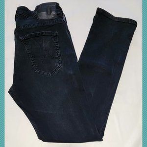 AG Adriano Goldschmied Black Wash The Everett Slim Jeans